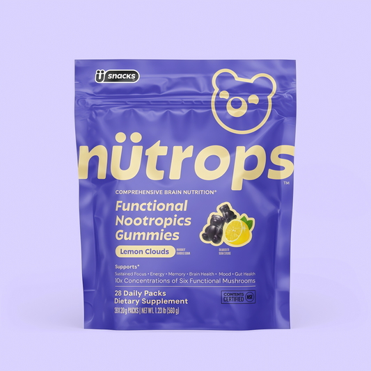 Grüns Nutrops Nootropics Mushroom Gummies for Brain Health
